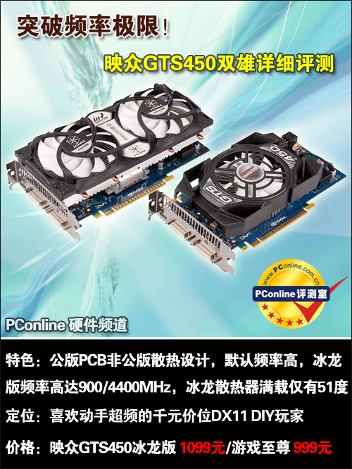 突破频率极限!映众GTS450双雄详细评测 突破频率极限!映众GTS450双雄详细评测