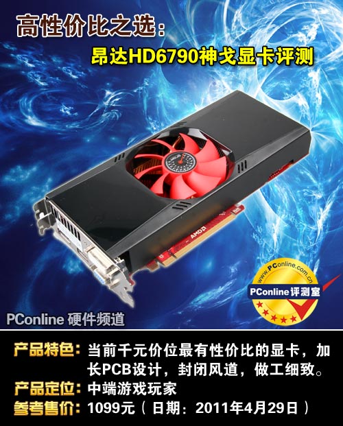 昂达HD6790神戈版显卡