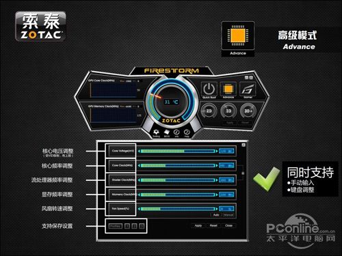 索泰GTX560Ti至尊版OC 