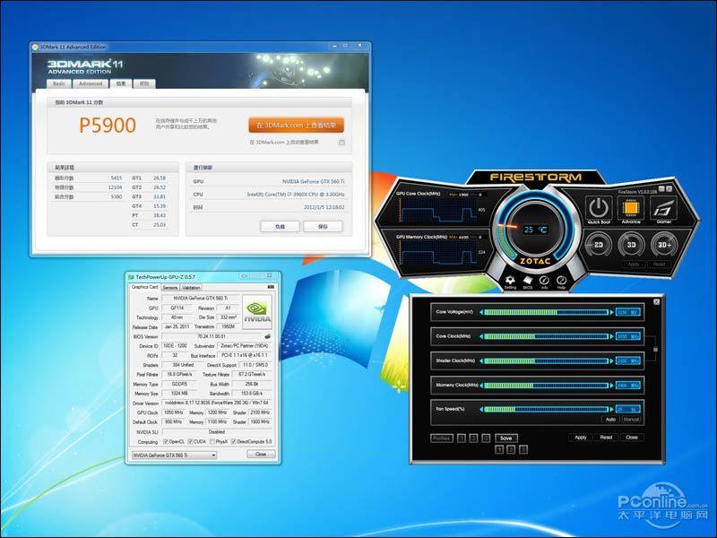 索泰GTX560Ti至尊版OC 