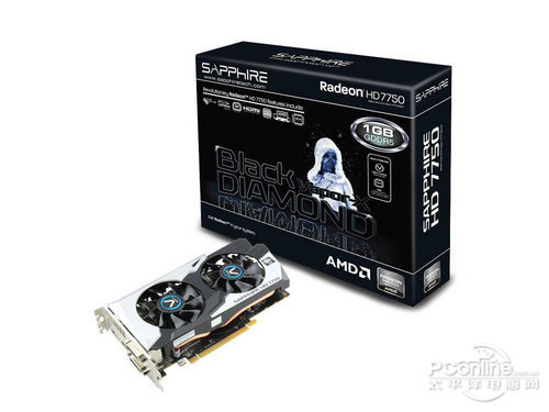 蓝宝石HD7750黑钻