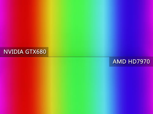 N卡/A卡颜色对比