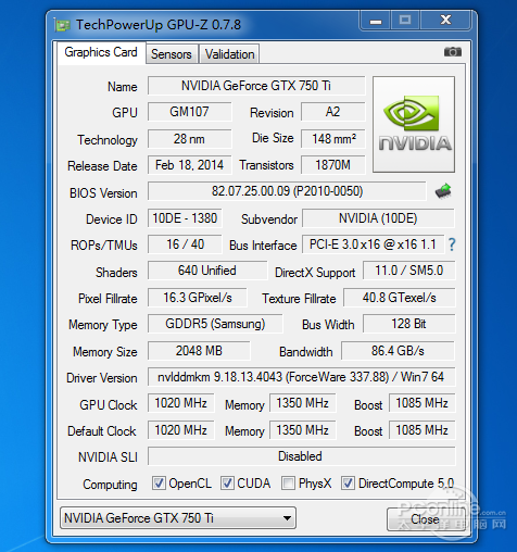 “风”姿卓悦，铭瑄GTX750TI风系列评测