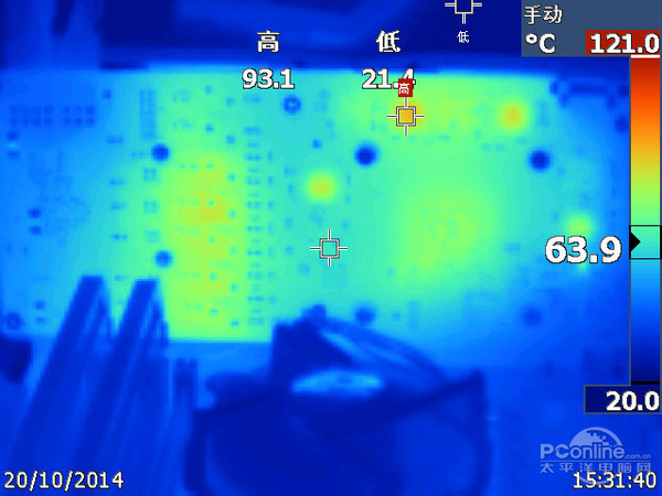 热成像仪拍摄数据