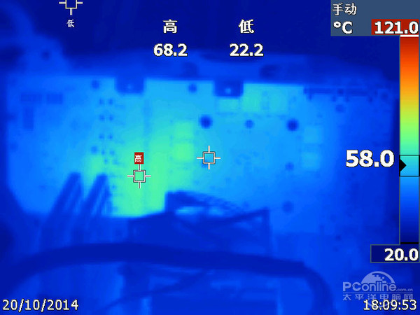 热成像仪拍摄数据