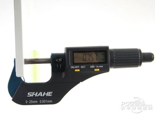 游戏悍将 零度冰侧板厚度测量图 游戏悍将 零度冰侧板厚度测量图