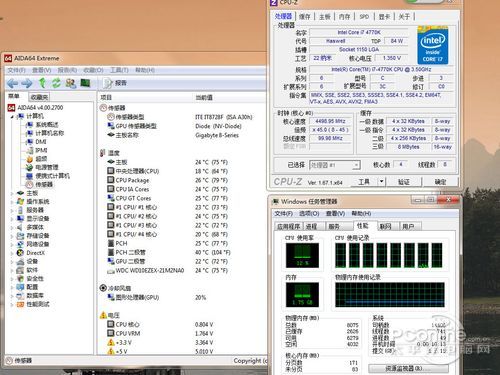水冷王 超频后待机状况