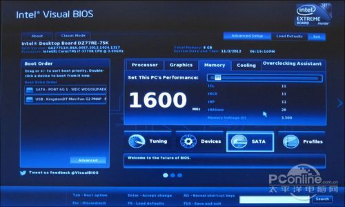 Intel DZ77GA-70K评测