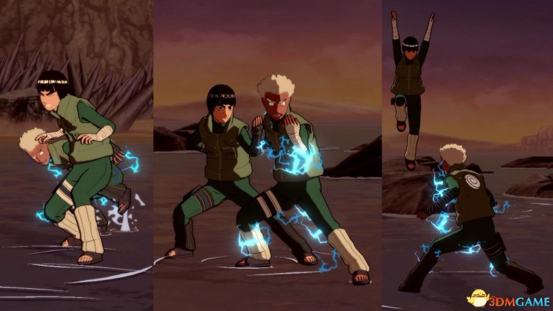 火影忍者：究极忍者风暴3 李洛克苍白猛兽