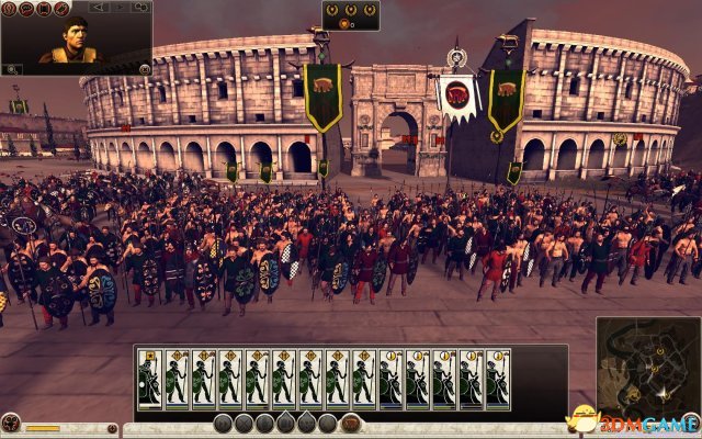 罗马2：全面战争 原版与高卢战记的全罗马招兵表一览