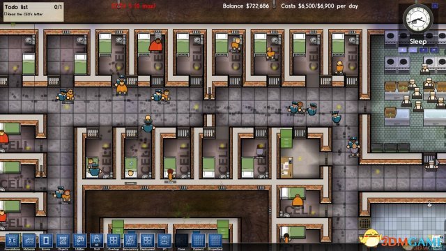 监狱建筑师 游戏界面介绍 游戏图标解析