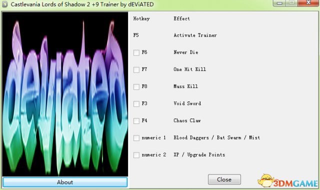 恶魔城：暗影之王2 v1.0.0.1九项修改器[dEViATED]
