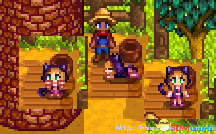 星露谷物语 娘化动物皮肤MOD合集