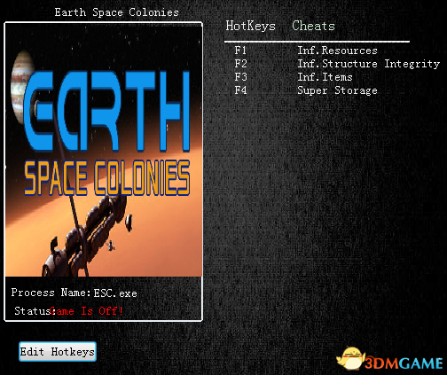 地球太空殖民地 修改器四项v1.0由