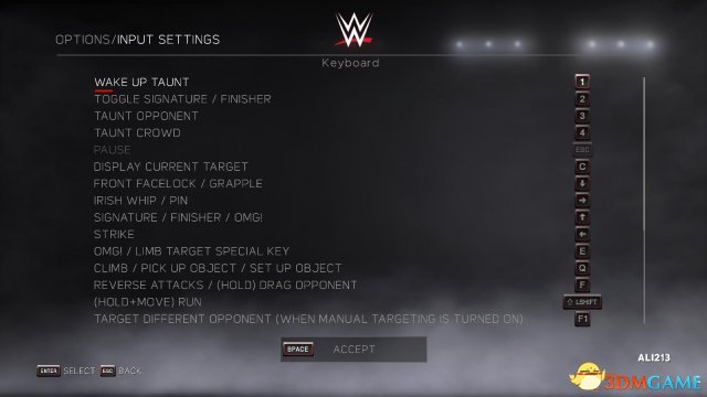 WWE2K17怎么操作
