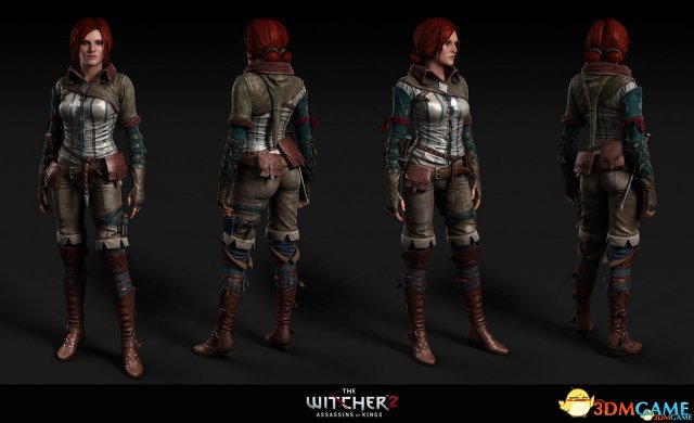 巫师3：狂猎 人物MOD特丽丝的时装