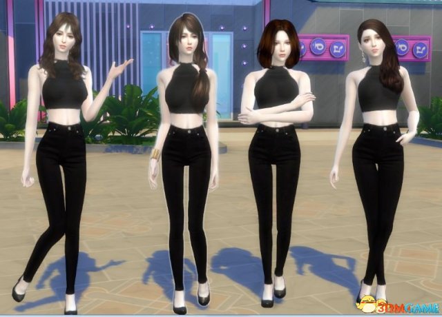 模拟人生4 超级性感韩国女团MOD