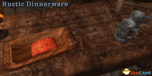 上古卷轴5 餐具材质替换MOD