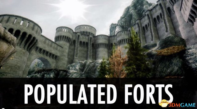 上古卷轴5 堡垒塔楼地点人口大增MOD