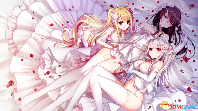 wallpaper engine 百合茶会动态壁纸