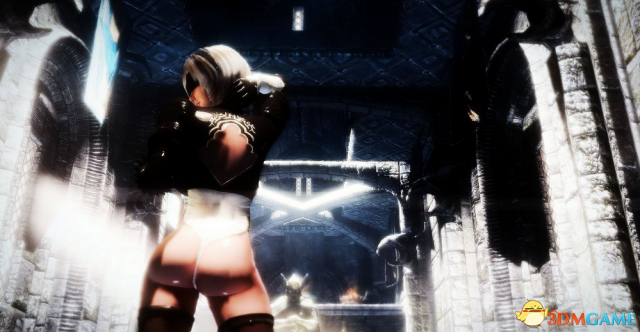 上古卷轴5 2B无裙版服装MOD