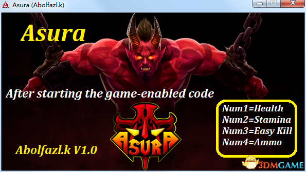 战神阿修罗 四项修改器[ABOLFAZLK]