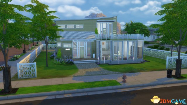 模拟人生4 怡景绝顶全房子建造地图MOD