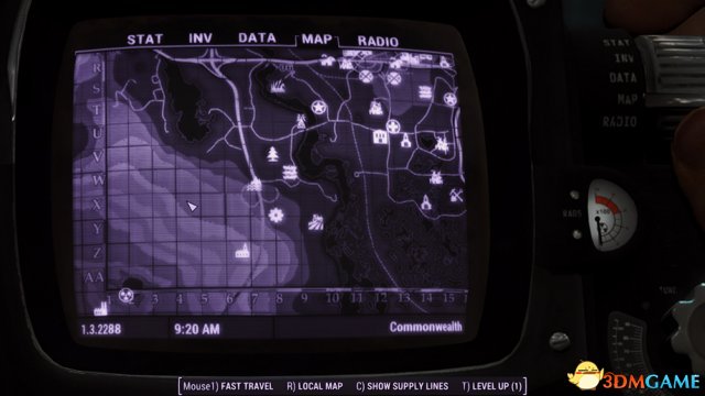 辐射4 地图的道路更加明显MOD