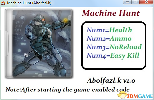 机器狩猎 v1.0四项修改器[Abolfazl.k]
