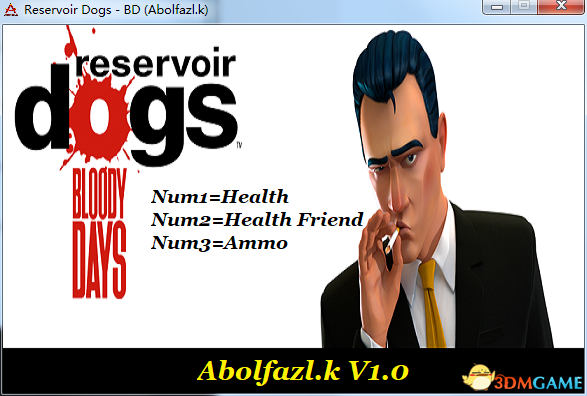 落水狗：杀戮岁月 三项修改器[ABOLFAZLK]