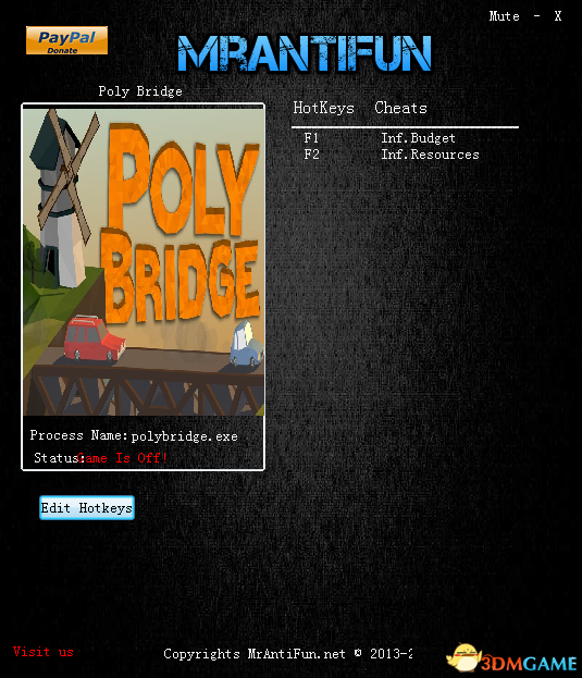 Poly Bridge v1.0.5两项修改器[MrAntiFun]