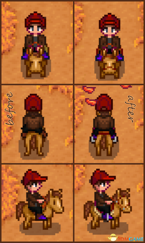 星露谷物语 更好的马鞍和缰绳MOD