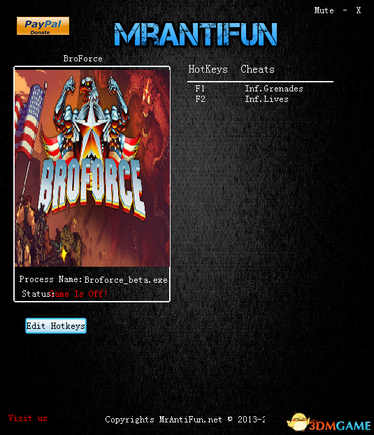 武装原型 v5399两项修改器[MrAntiFun]