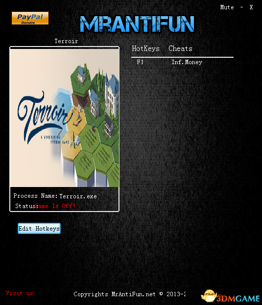 葡萄酒庄经营 v1.03修改器[MAF]