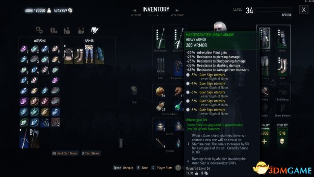 巫师3：狂猎 遗物猎人装备5孔MOD