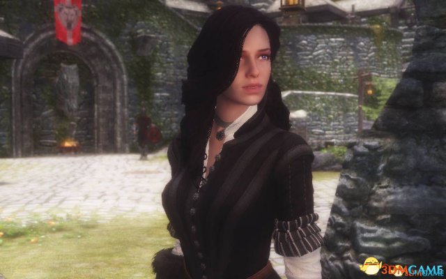 上古卷轴5 叶奈法巫师3黑发女巫随从MOD