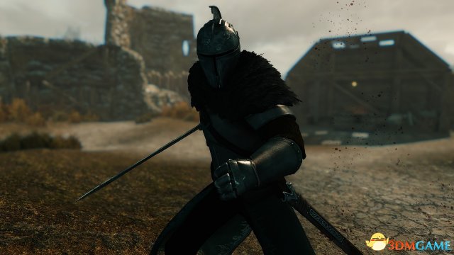 上古卷轴5:天际重制版 黑魂法汉铠甲MOD