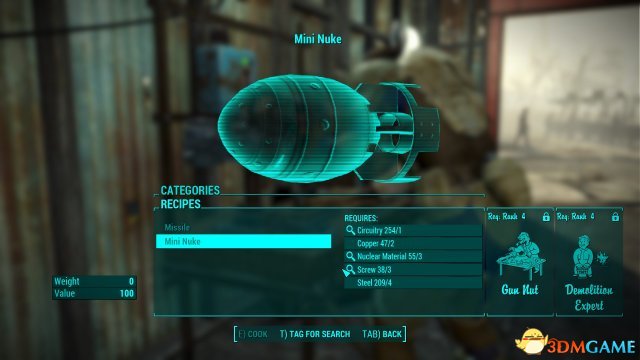 辐射4 工作台可制作弹药MOD