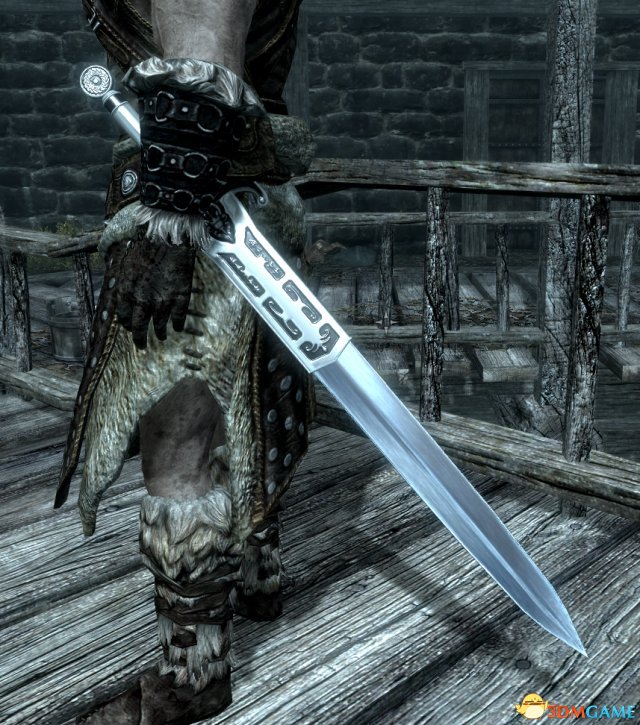 上古卷轴5 银质龙血大剑mod