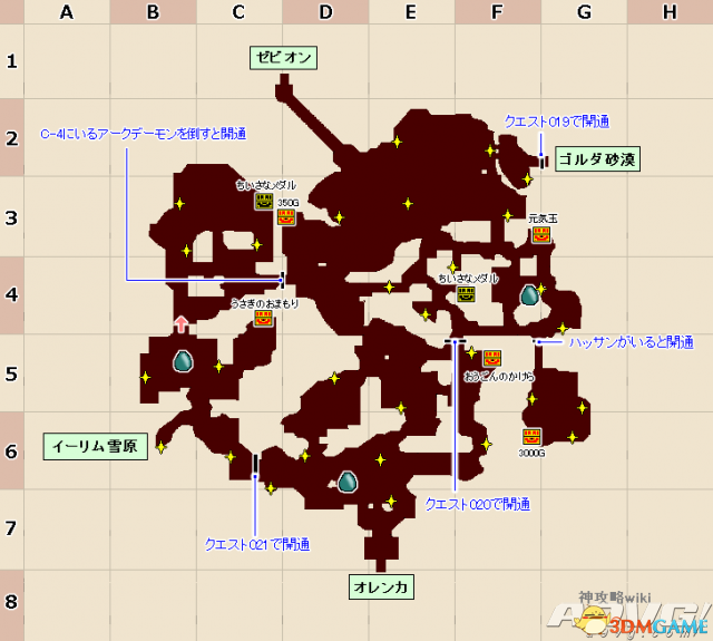 勇者斗恶龙英雄2全体图数据以及怪物位置