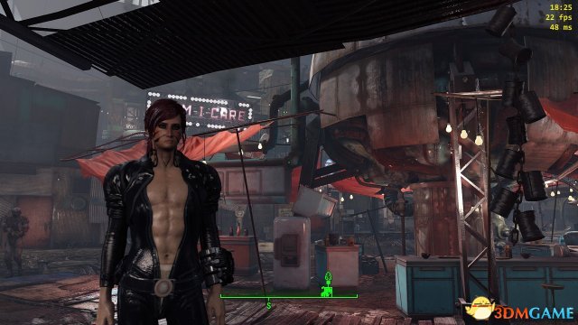 辐射4 男女混搭的肌肉女MOD