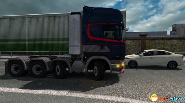 欧洲卡车模拟2 v1.27轮胎自由旋转mod