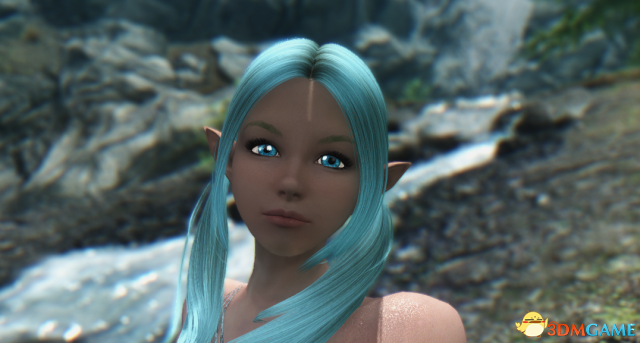 上古卷轴5 一个蓝发木精灵随从MOD