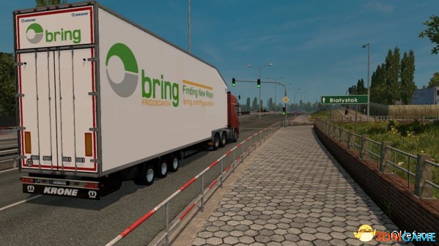 欧洲卡车模拟2 v1.27巨型双层拖车包mod