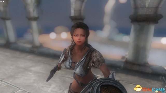 上古卷轴5 黑妞美颜红卫路人美化MOD