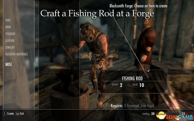 上古卷轴5 真实钓鱼MOD