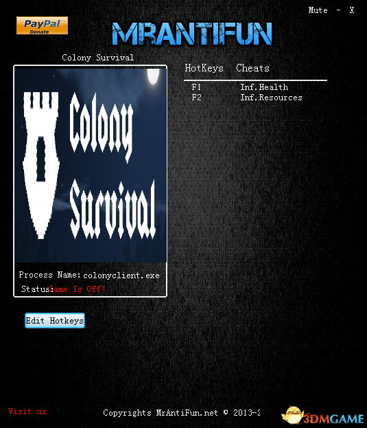 你的殖民地大冒险 v0.2.5两项修改器[MAF]
