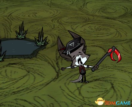 饥荒：联机版 灰狼侦探奎尔人物MOD