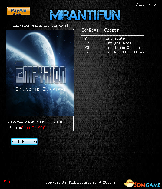 帝国霸业：银河生存 v6.4.0四项修改器[MrAntiFun]
