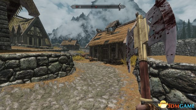 上古卷轴5 吉姆利长战斧武器MOD